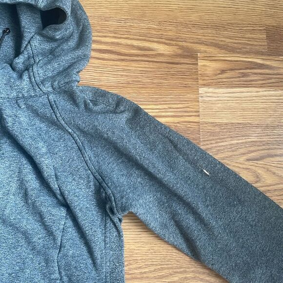 Lululemon scuba full zip hoodie Heather Gray Size 12 Sweatshirt - Picture 14 of 15